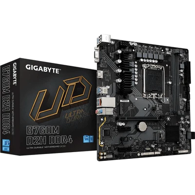Gigabyte B760M D2H DDR4 Intel B760 LGA 1700 mATX Motherboard GA-B760M-D2H-DDR4