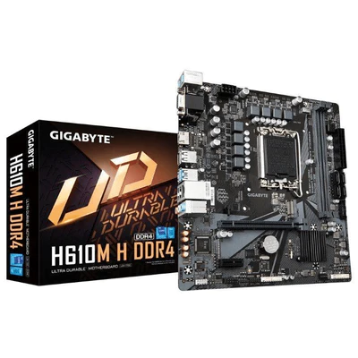 Gigabyte H610M H DDR4 Intel LGA 1700 micro ATX Motherboard GA-H610M-H-DDR4